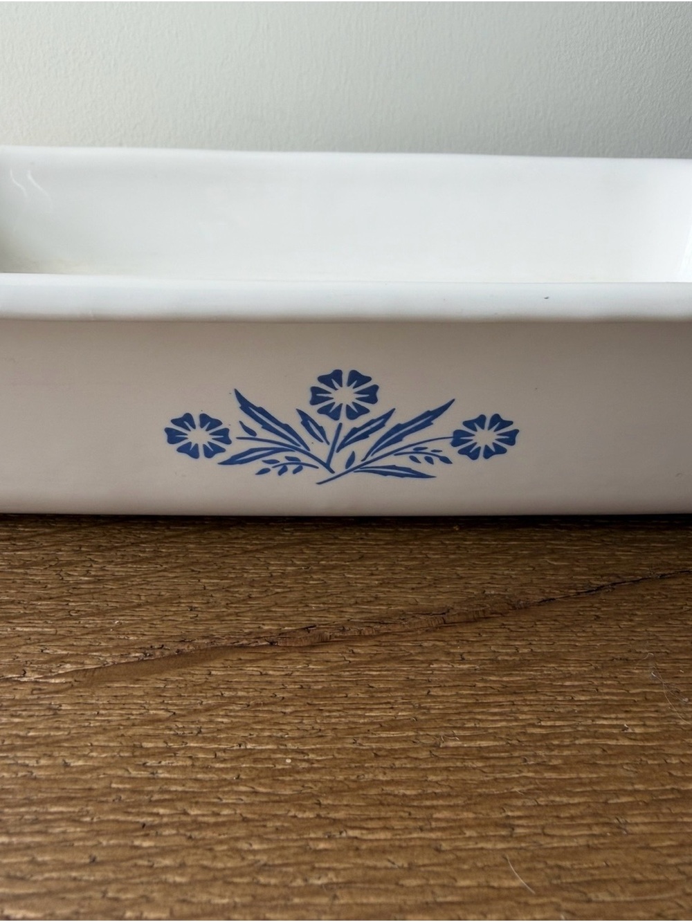 Corningware White Lasagne Pan Navy Blue Logo - Picture 5 of 8